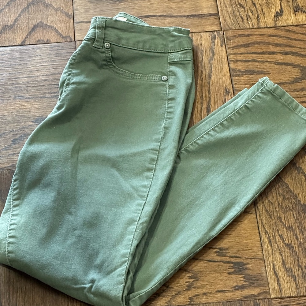 Olive Green Jeans